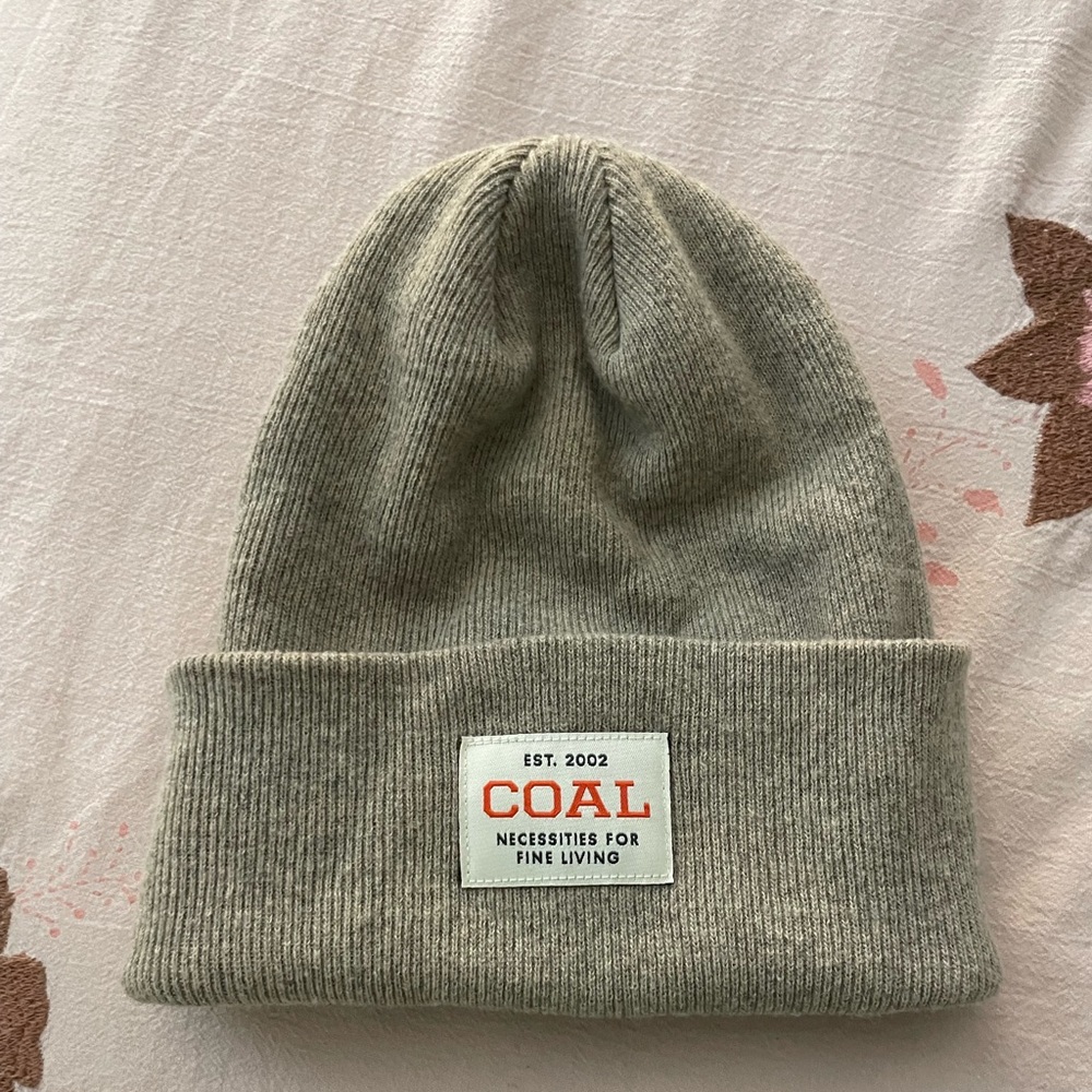 Coal beanie, beige, Wool blend. NWT